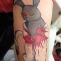 tattoo of Luke's artwork